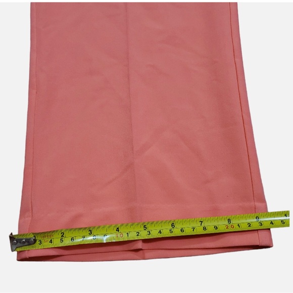 Worthington Paper Bag Waist Pants Women's Georgia Peach (orange/coral)Pull On - Picture 2 of 3